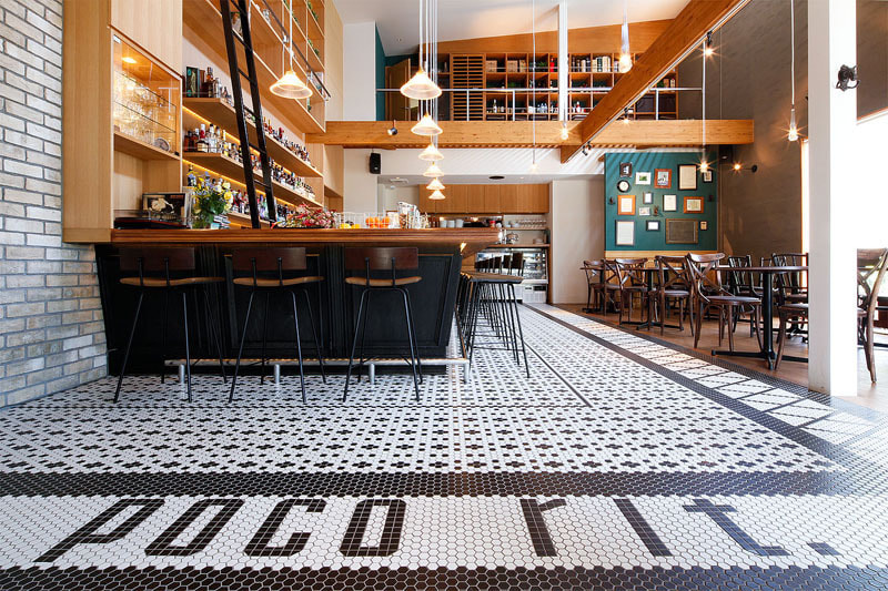 タイル施工例 Pocorit